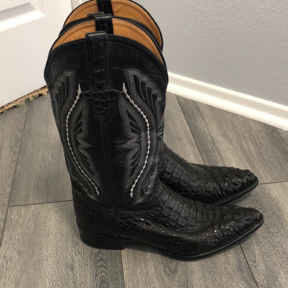 Ferrini Alligator Boots Size 12 - Picture 3 of 8